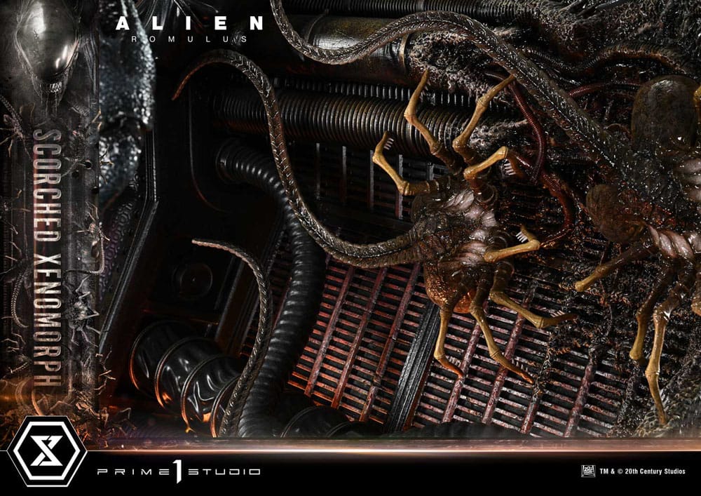Alien: Romulus Museum Masterline XL Statue 1/3 Scorched Xenomorph 98 cm