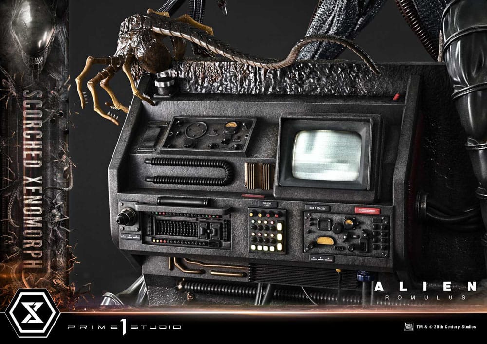 Alien: Romulus Museum Masterline XL Statue 1/3 Scorched Xenomorph Deluxe Bonus Version 98 cm