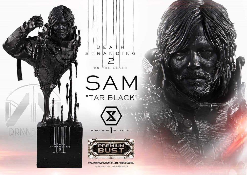 Death Stranding 2: On the Beach Premium Bust 1/3 Sam Tar Black 44 cm Prime 1 Studio