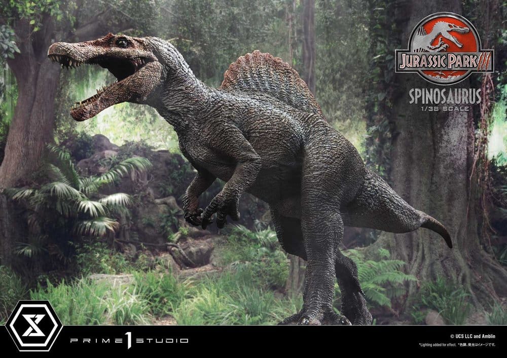 Jurassic Park III (Film) Prime Samlarfigurer Figur 1/38 Skala Spinosaurus 24 cm
