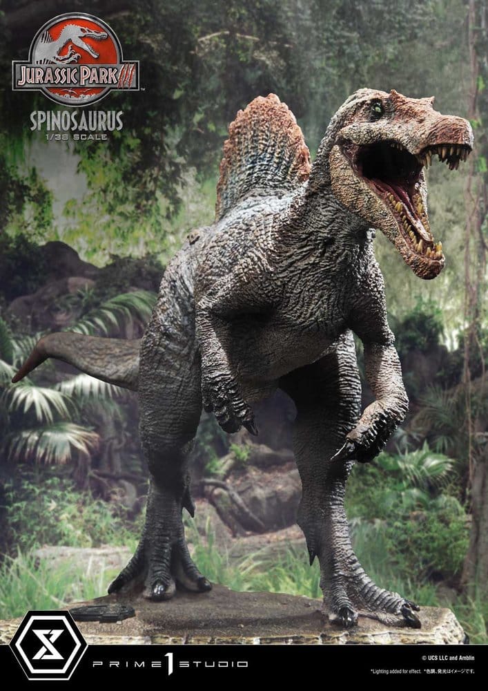 Jurassic Park III (Film) Prime Samlarfigurer Figur 1/38 Skala Spinosaurus 24 cm