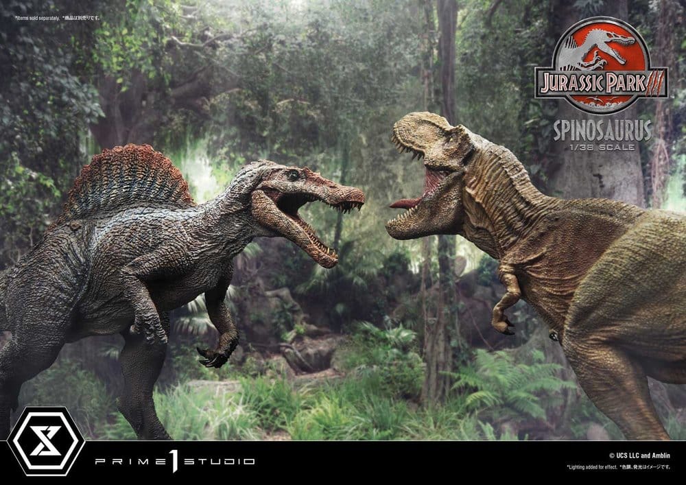 Jurassic Park III (Film) Prime Samlarfigurer Figur 1/38 Skala Spinosaurus 24 cm