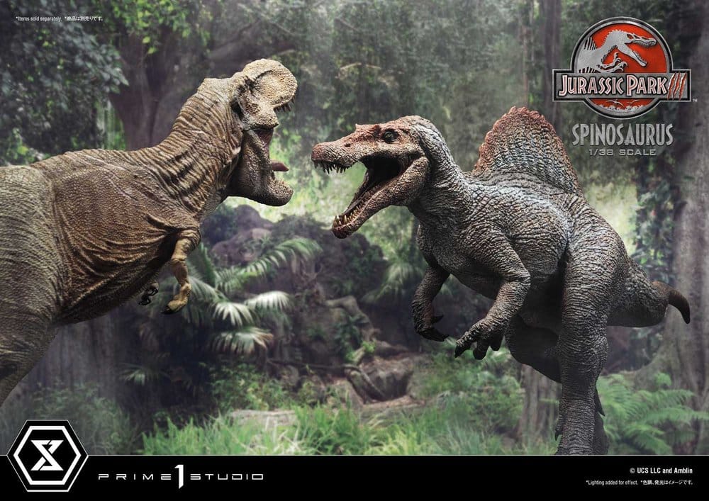 Jurassic Park III (Film) Prime Samlarfigurer Figur 1/38 Skala Spinosaurus 24 cm