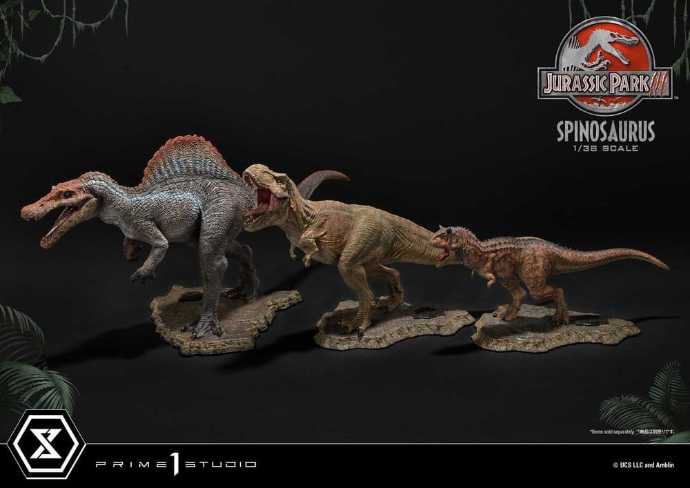 Jurassic Park III (Film) Prime Samlarfigurer Figur 1/38 Skala Spinosaurus 24 cm