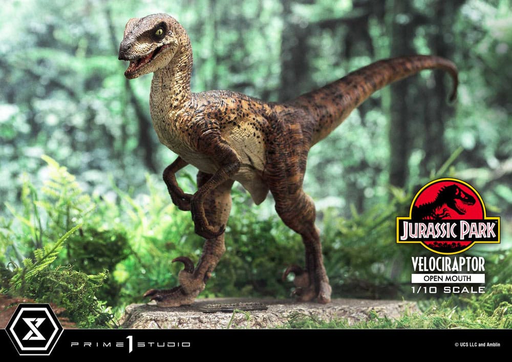 Jurassic Park Prime Collectibles Figur 1/10 Velociraptor Open Mouth 19 cm Prime 1 Studio