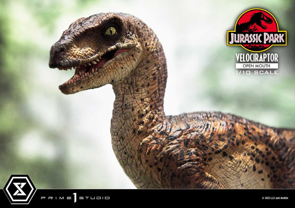 Jurassic Park Prime Collectibles Figur 1/10 Velociraptor Open Mouth 19 cm Prime 1 Studio
