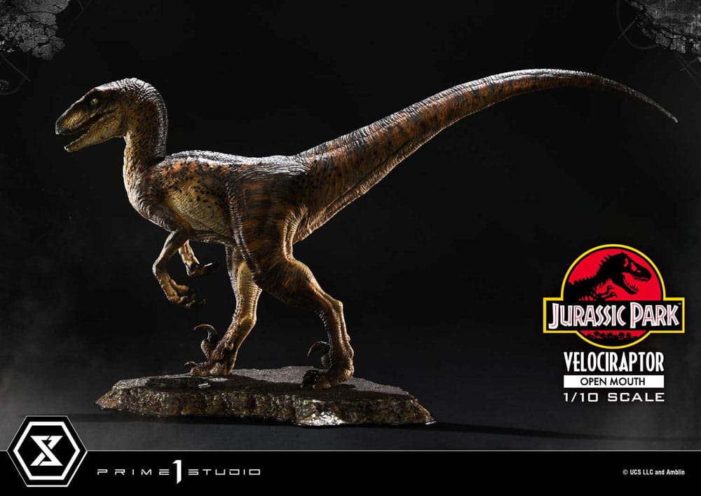 Jurassic Park Prime Collectibles Figur 1/10 Velociraptor Open Mouth 19 cm Prime 1 Studio