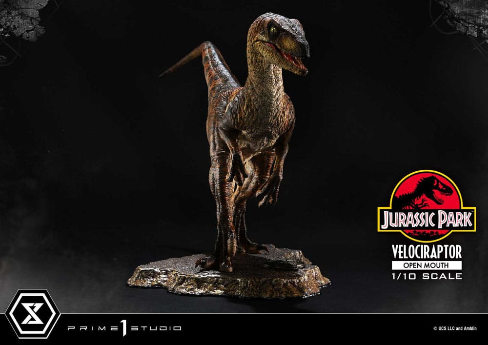 Jurassic Park Prime Collectibles Figur 1/10 Velociraptor Open Mouth 19 cm Prime 1 Studio