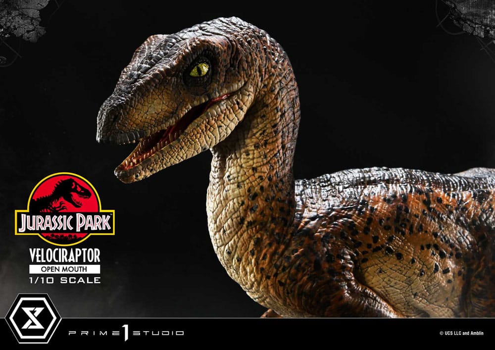Jurassic Park Prime Collectibles Figur 1/10 Velociraptor Open Mouth 19 cm Prime 1 Studio