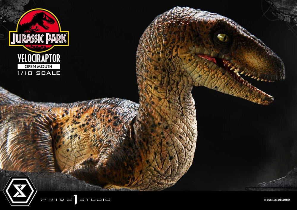 Jurassic Park Prime Collectibles Figur 1/10 Velociraptor Open Mouth 19 cm Prime 1 Studio