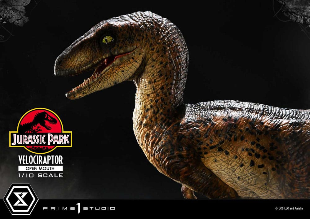 Jurassic Park Prime Collectibles Figur 1/10 Velociraptor Open Mouth 19 cm Prime 1 Studio
