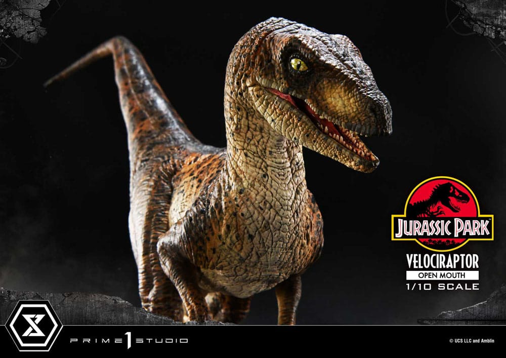 Jurassic Park Prime Collectibles Figur 1/10 Velociraptor Open Mouth 19 cm Prime 1 Studio