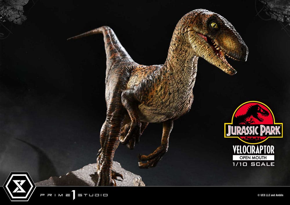 Jurassic Park Prime Collectibles Figur 1/10 Velociraptor Open Mouth 19 cm Prime 1 Studio