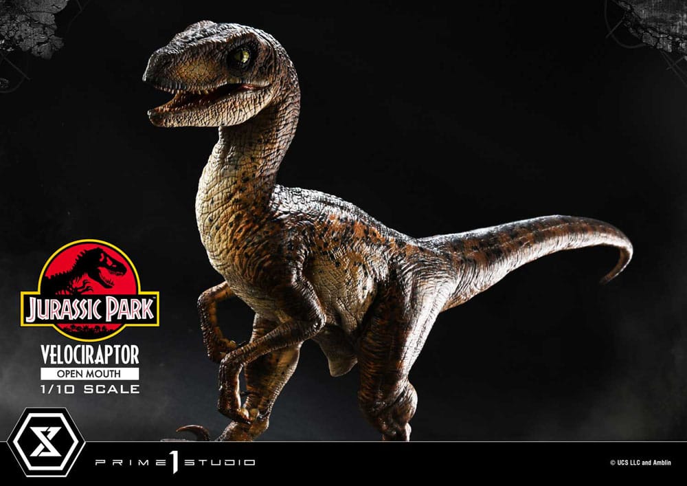 Jurassic Park Prime Collectibles Figur 1/10 Velociraptor Open Mouth 19 cm Prime 1 Studio