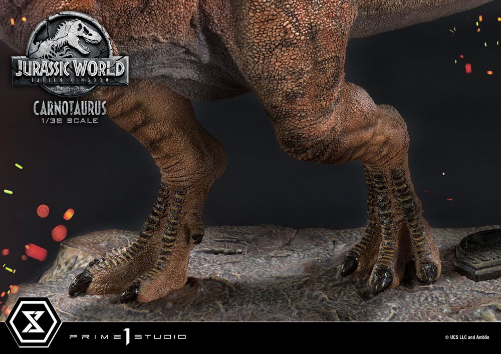 Jurassic World: Fallen Kingdom 1/38 Carnotaurus PVC Staty Prime 1 Studio