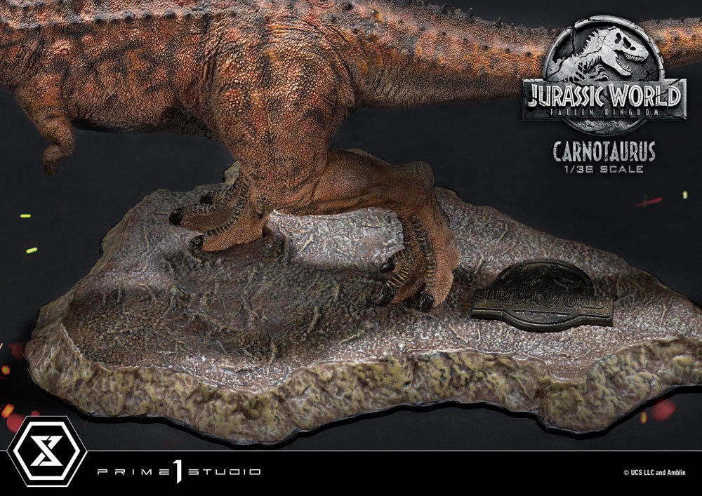 Jurassic World: Fallen Kingdom 1/38 Carnotaurus PVC Staty Prime 1 Studio