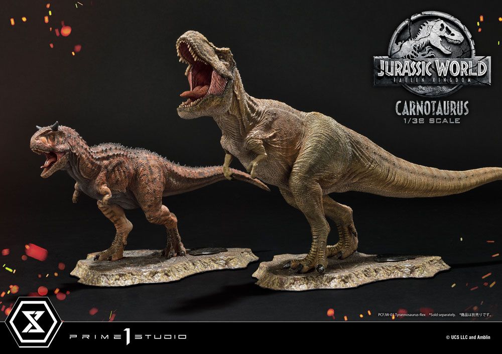 Jurassic World: Fallen Kingdom 1/38 Carnotaurus PVC Staty Prime 1 Studio