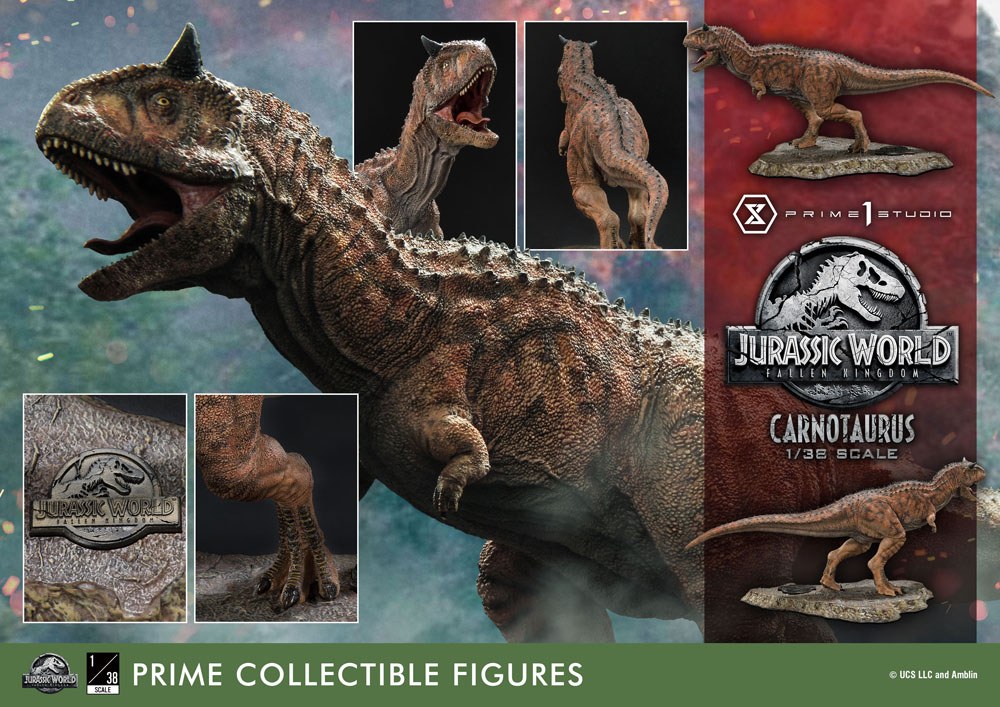 Jurassic World: Fallen Kingdom 1/38 Carnotaurus PVC Staty Prime 1 Studio