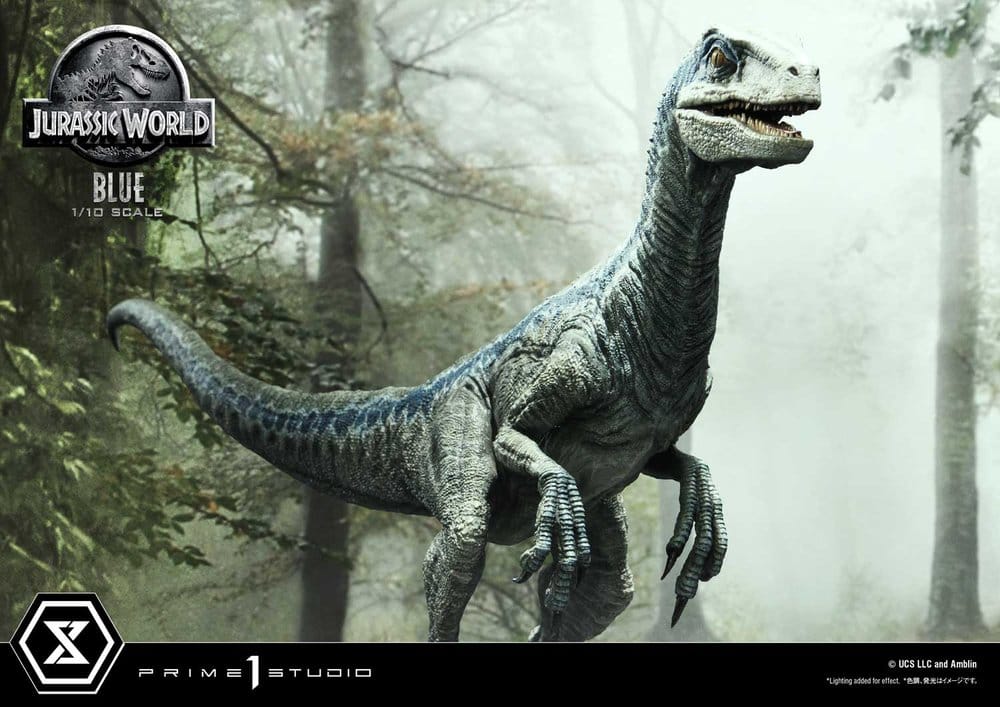 Jurassic World (Film) Prime Samlarfigurer Figur 1/10 Blue 17 cm