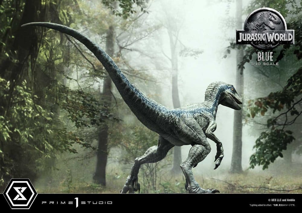 Jurassic World (Film) Prime Samlarfigurer Figur 1/10 Blue 17 cm