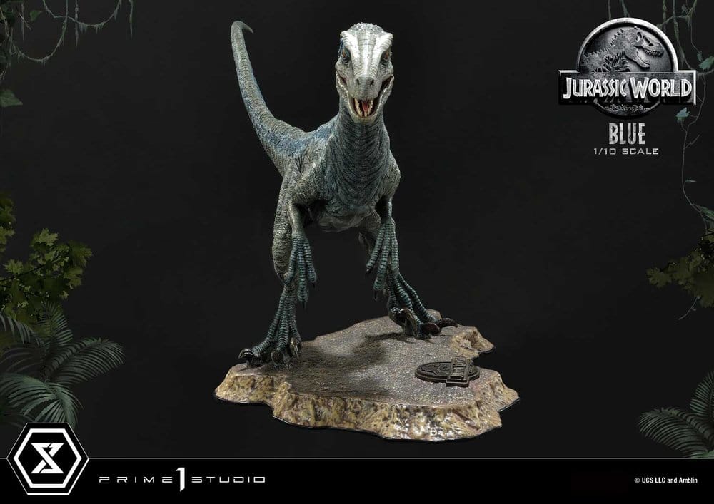 Jurassic World (Film) Prime Samlarfigurer Figur 1/10 Blue 17 cm