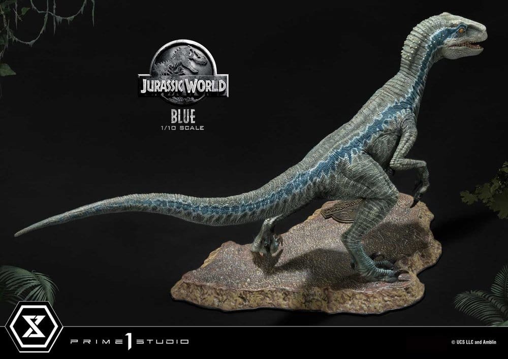 Jurassic World (Film) Prime Samlarfigurer Figur 1/10 Blue 17 cm
