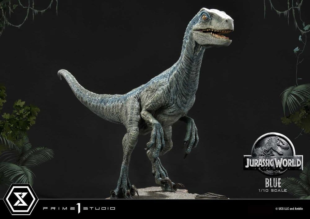 Jurassic World (Film) Prime Samlarfigurer Figur 1/10 Blue 17 cm
