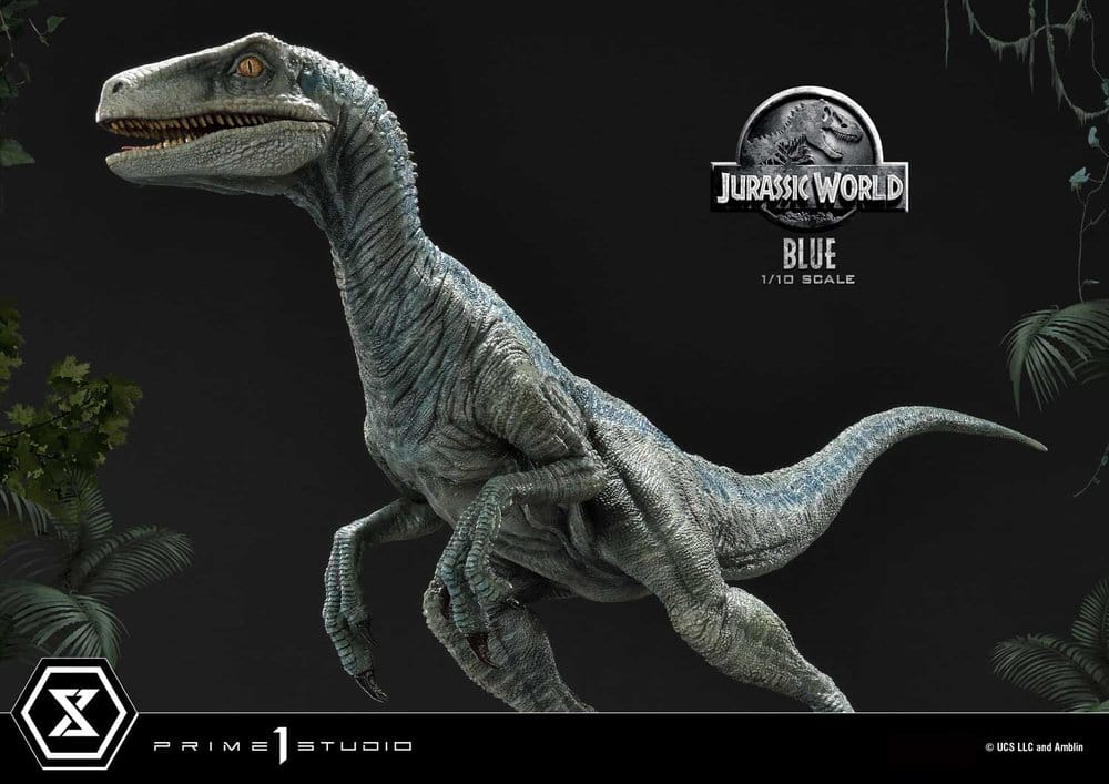 Jurassic World (Film) Prime Samlarfigurer Figur 1/10 Blue 17 cm