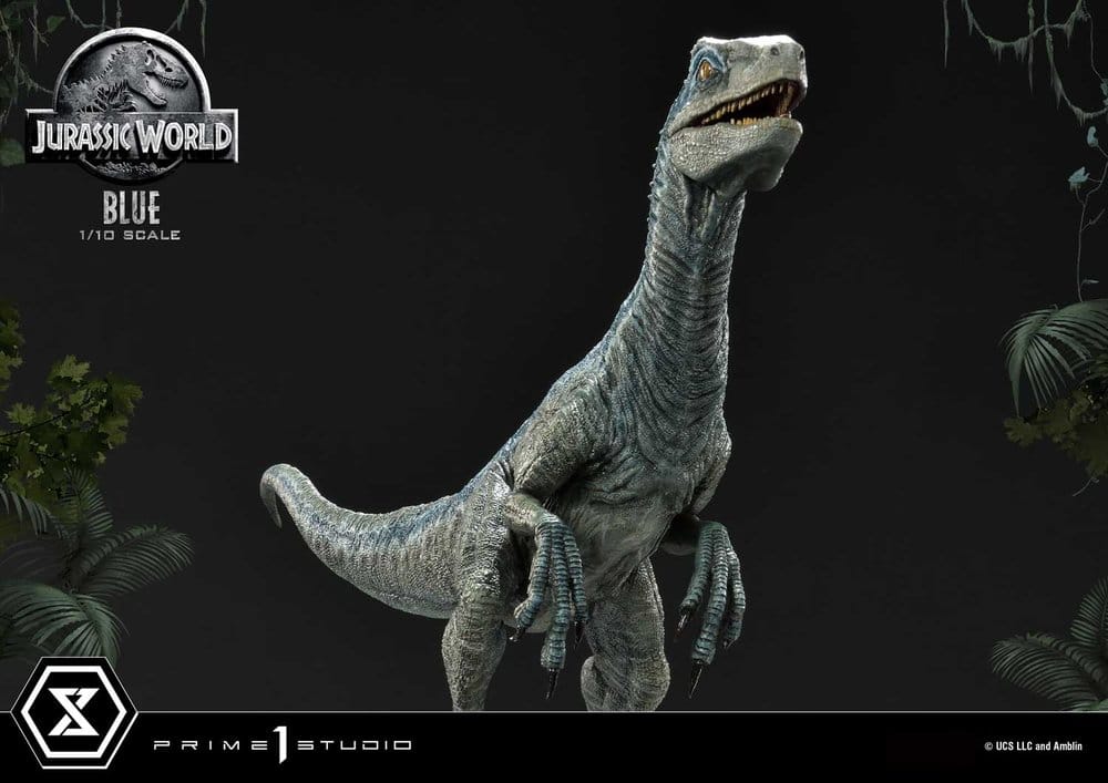 Jurassic World (Film) Prime Samlarfigurer Figur 1/10 Blue 17 cm