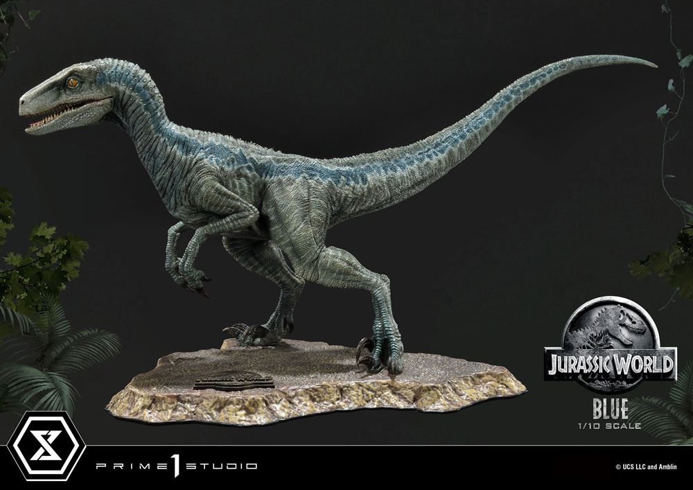 Jurassic World: Fallen Kingdom Prime Collectibles Statue 1/10 Blue (Öppen Mun Version) 17 cm Prime 1 Studio