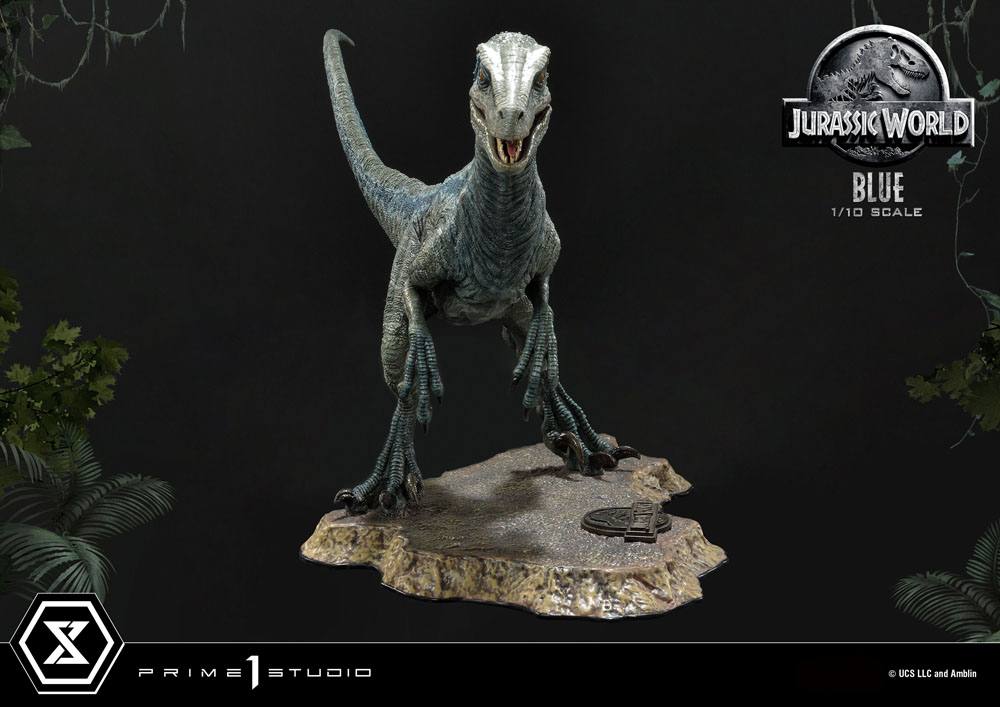 Jurassic World: Fallen Kingdom Prime Collectibles Statue 1/10 Blue (Öppen Mun Version) 17 cm Prime 1 Studio
