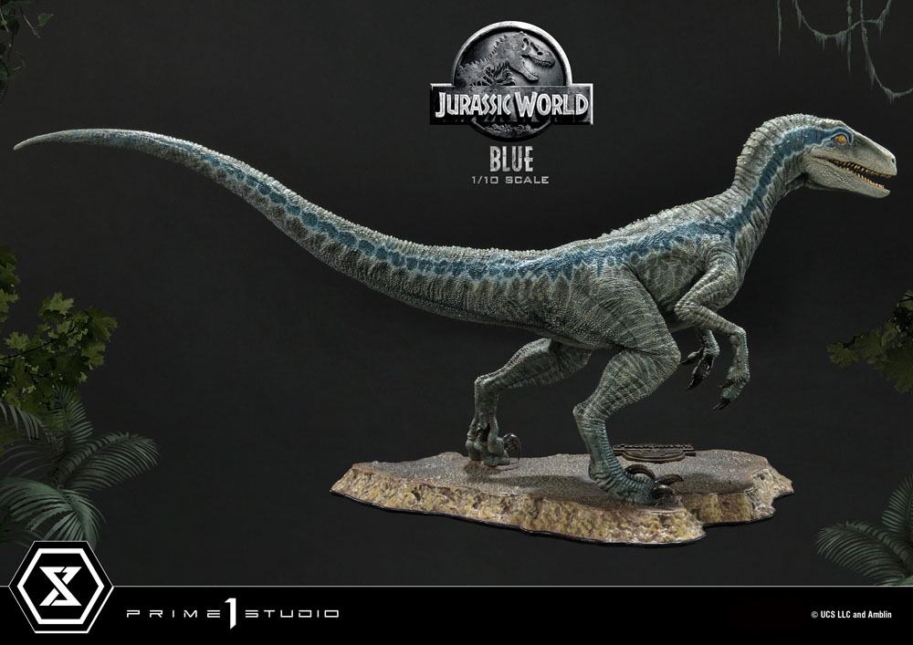 Jurassic World: Fallen Kingdom Prime Collectibles Statue 1/10 Blue (Öppen Mun Version) 17 cm Prime 1 Studio