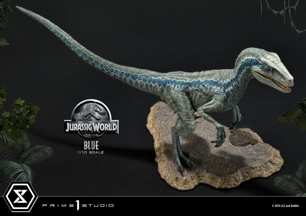 Jurassic World: Fallen Kingdom Prime Collectibles Statue 1/10 Blue (Öppen Mun Version) 17 cm Prime 1 Studio
