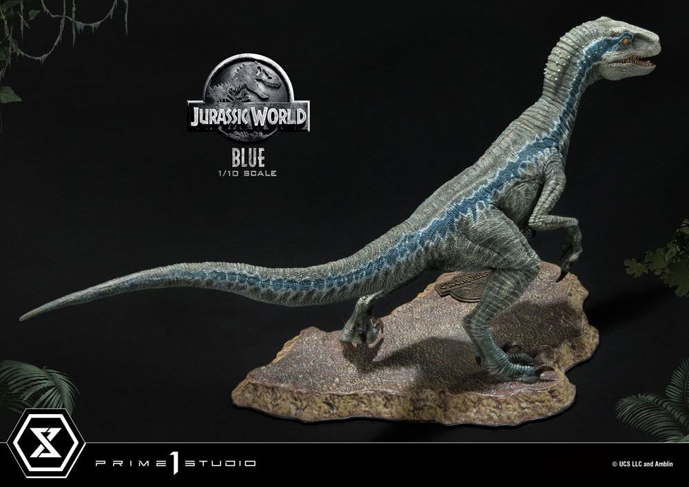 Jurassic World: Fallen Kingdom Prime Collectibles Statue 1/10 Blue (Öppen Mun Version) 17 cm Prime 1 Studio