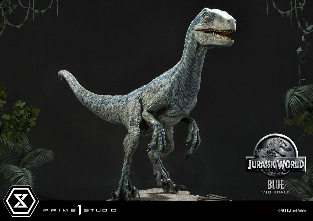 Jurassic World: Fallen Kingdom Prime Collectibles Statue 1/10 Blue (Öppen Mun Version) 17 cm Prime 1 Studio