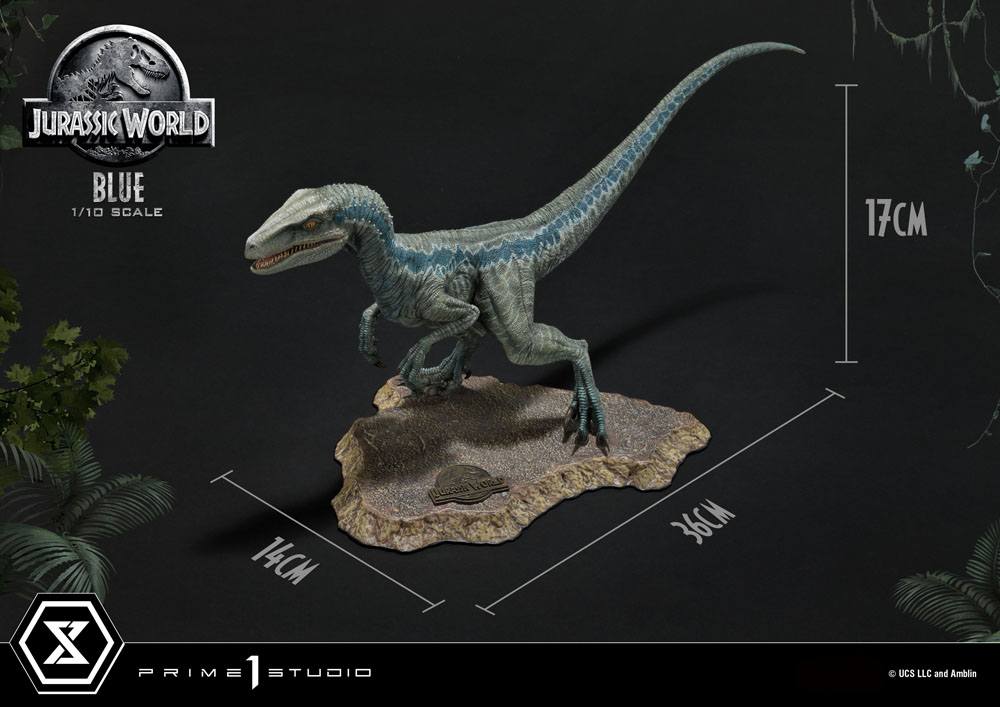 Jurassic World: Fallen Kingdom Prime Collectibles Statue 1/10 Blue (Öppen Mun Version) 17 cm Prime 1 Studio