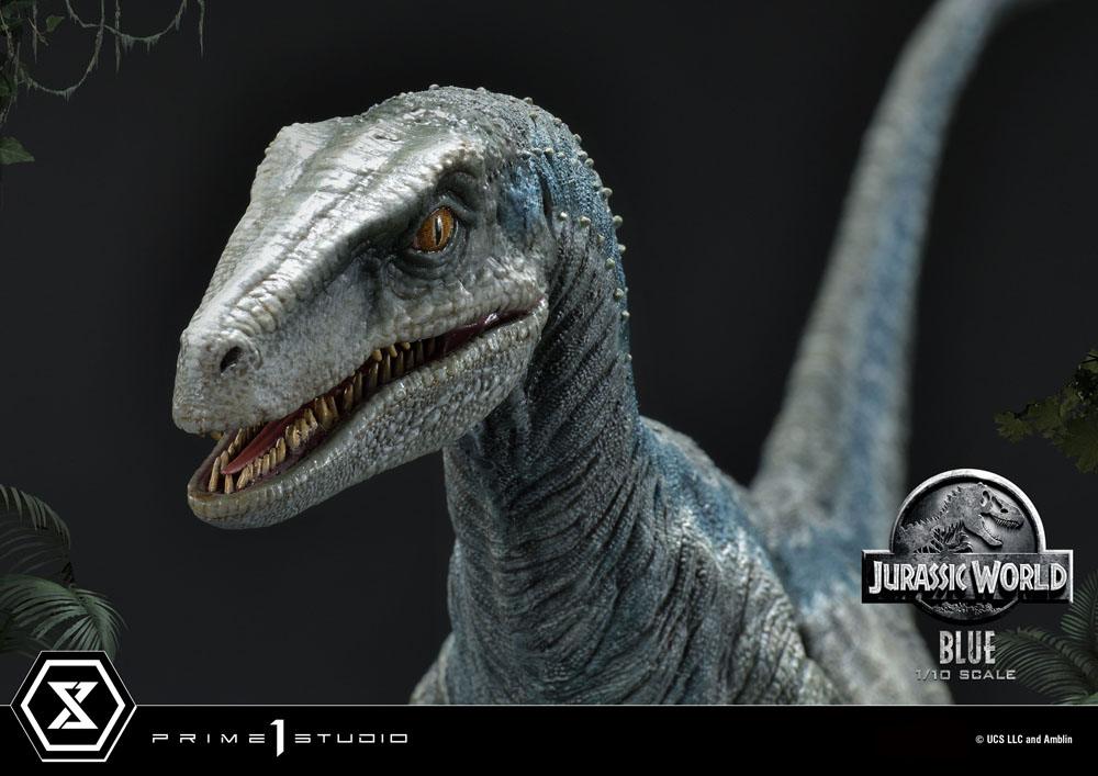 Jurassic World: Fallen Kingdom Prime Collectibles Statue 1/10 Blue (Öppen Mun Version) 17 cm Prime 1 Studio