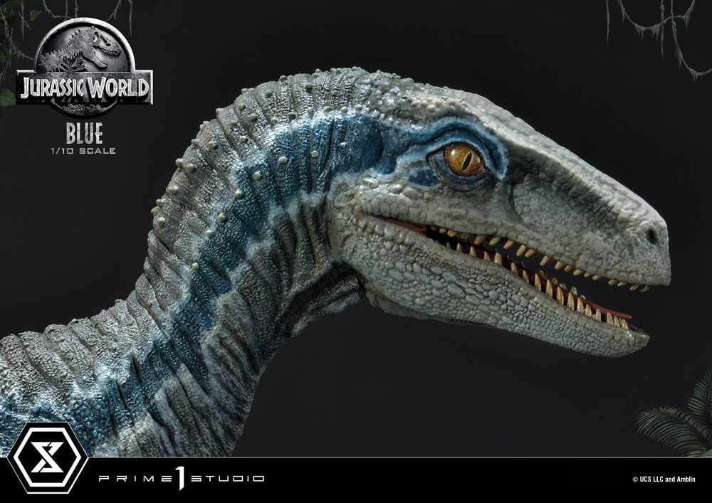 Jurassic World: Fallen Kingdom Prime Collectibles Statue 1/10 Blue (Öppen Mun Version) 17 cm Prime 1 Studio