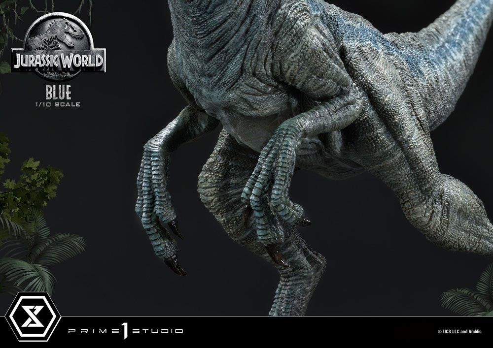Jurassic World: Fallen Kingdom Prime Collectibles Statue 1/10 Blue (Öppen Mun Version) 17 cm Prime 1 Studio