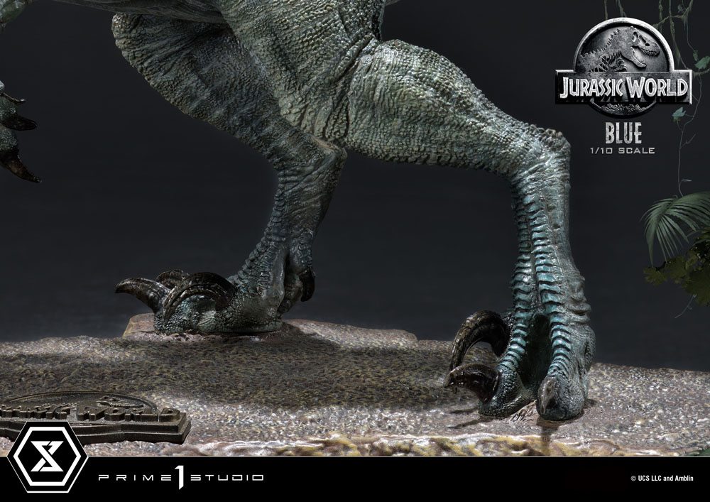 Jurassic World: Fallen Kingdom Prime Collectibles Statue 1/10 Blue (Öppen Mun Version) 17 cm Prime 1 Studio