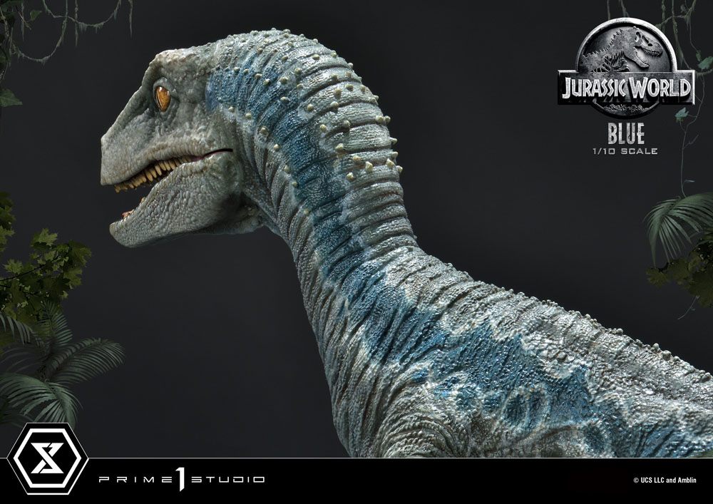 Jurassic World: Fallen Kingdom Prime Collectibles Statue 1/10 Blue (Öppen Mun Version) 17 cm Prime 1 Studio
