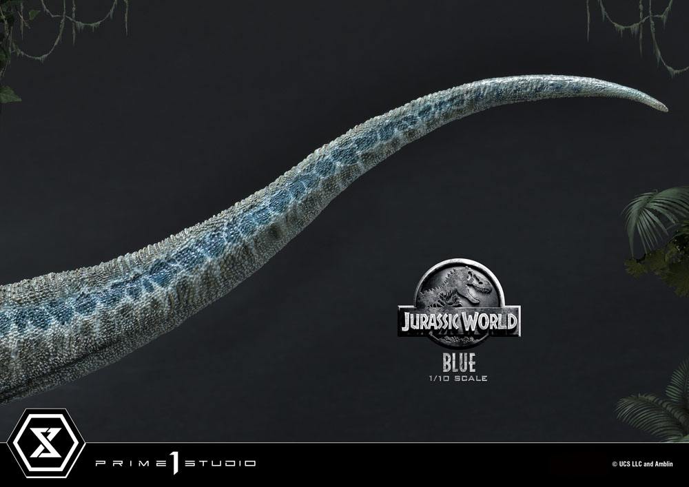 Jurassic World: Fallen Kingdom Prime Collectibles Statue 1/10 Blue (Öppen Mun Version) 17 cm Prime 1 Studio