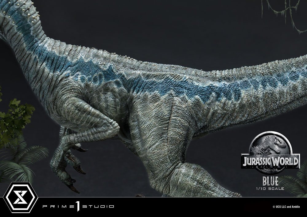 Jurassic World: Fallen Kingdom Prime Collectibles Statue 1/10 Blue (Öppen Mun Version) 17 cm Prime 1 Studio
