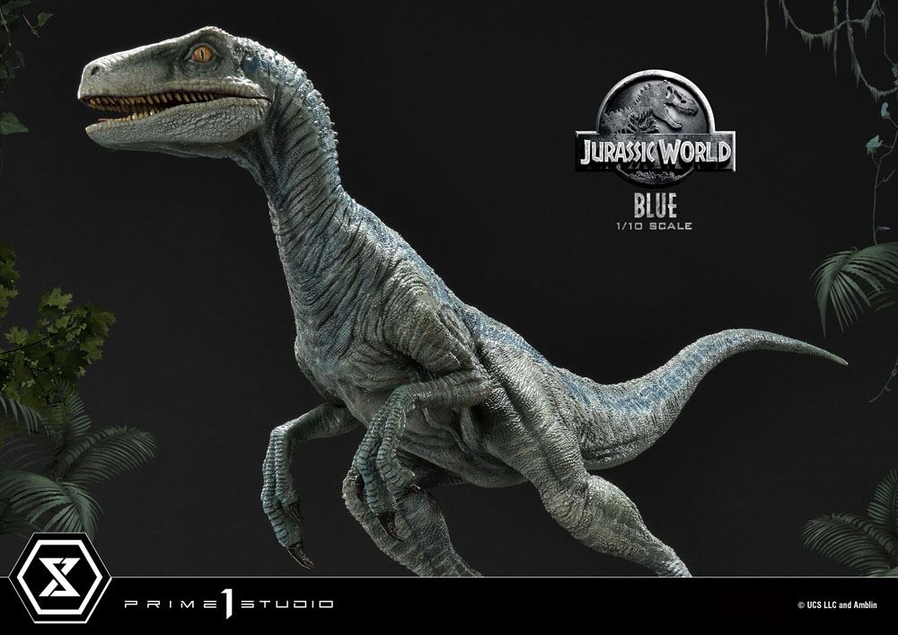 Jurassic World: Fallen Kingdom Prime Collectibles Statue 1/10 Blue (Öppen Mun Version) 17 cm Prime 1 Studio