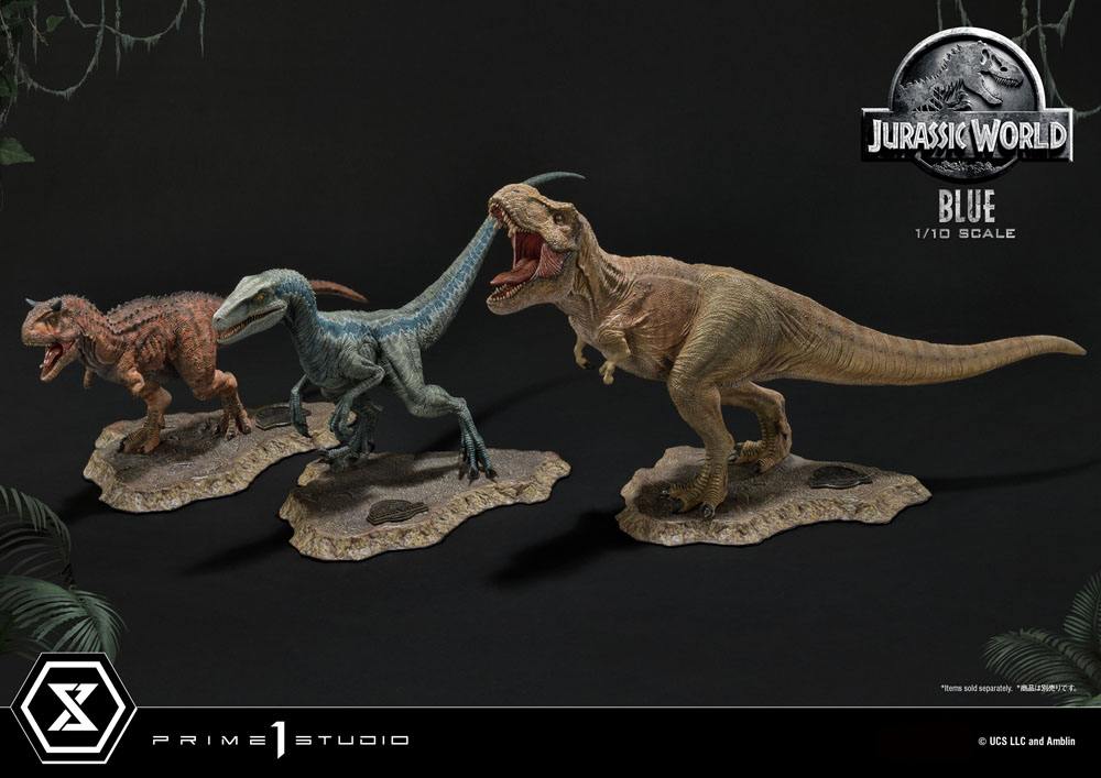 Jurassic World: Fallen Kingdom Prime Collectibles Statue 1/10 Blue (Öppen Mun Version) 17 cm Prime 1 Studio