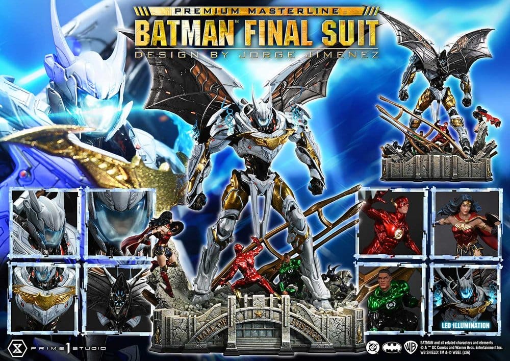 Justice League (Comics) Premium Masterline Statue Batman Final Suit (Design by Jorge Jimenez) Bonus Version 67 cm