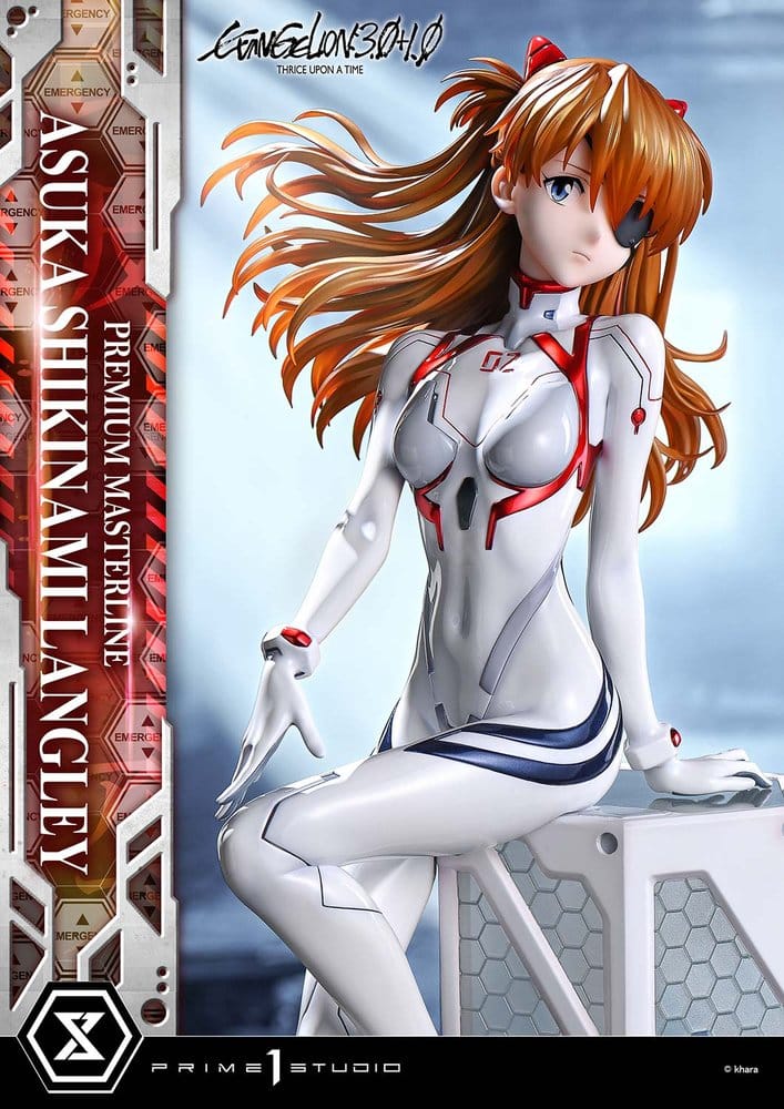Evangelion: 3.0 + 1.0 Thrice Upon A Time Premium Masterline-serie Figur 1/4 Asuka Shikinami Langley 46 cm