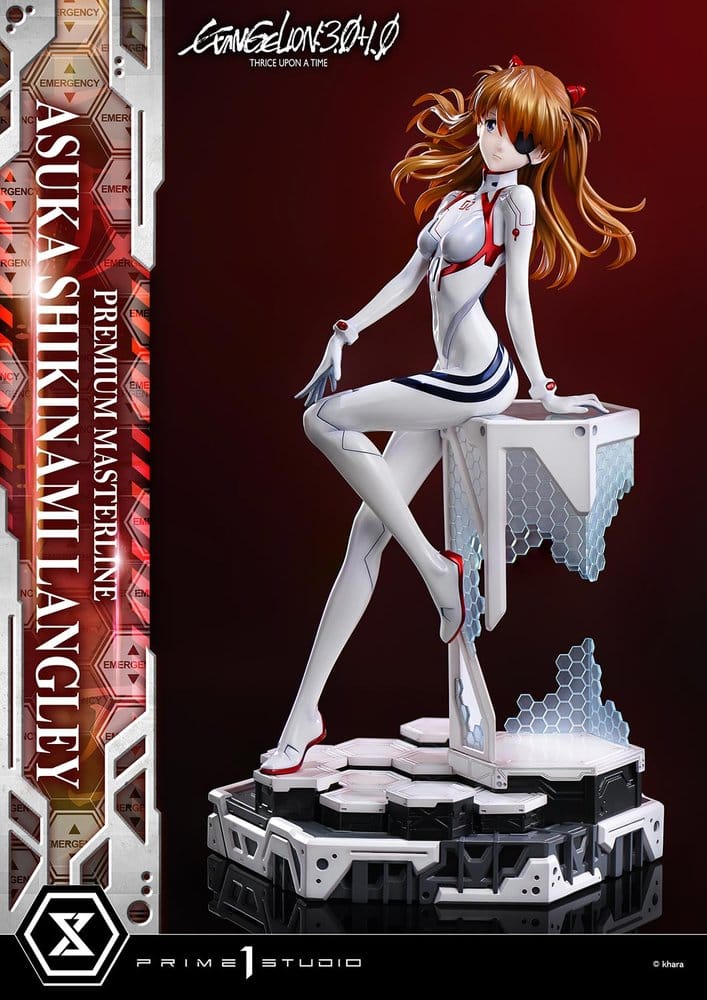 Evangelion: 3.0 + 1.0 Thrice Upon A Time Premium Masterline-serie Figur 1/4 Asuka Shikinami Langley 46 cm