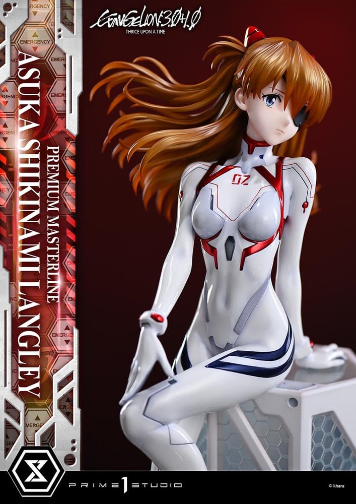 Evangelion: 3.0 + 1.0 Thrice Upon A Time Premium Masterline-serie Figur 1/4 Asuka Shikinami Langley 46 cm