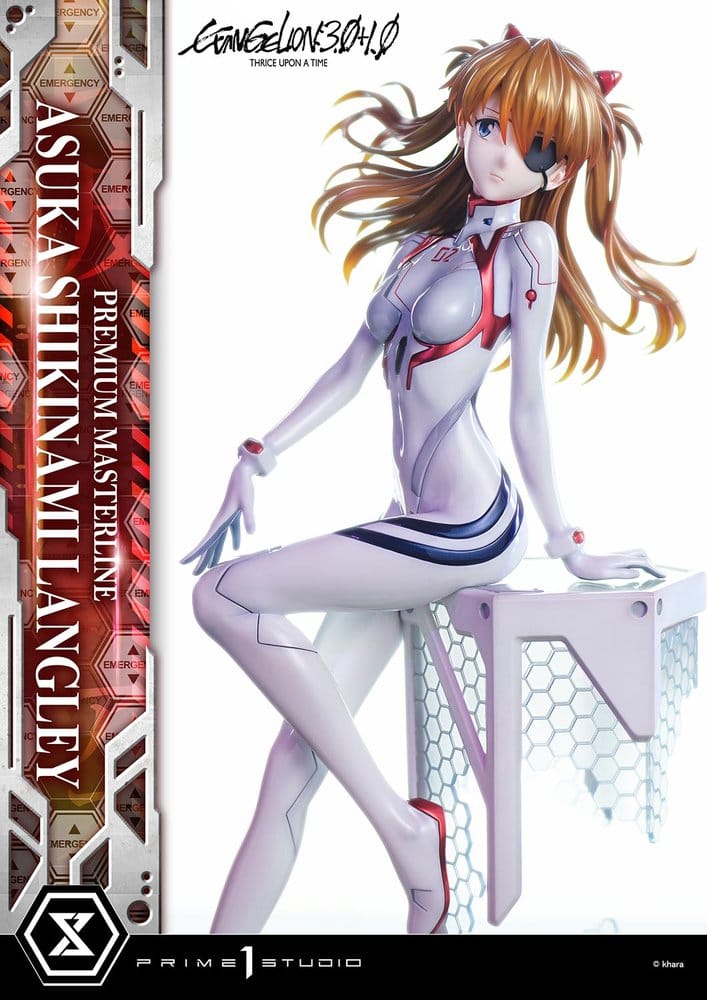 Evangelion: 3.0 + 1.0 Thrice Upon A Time Premium Masterline-serie Figur 1/4 Asuka Shikinami Langley 46 cm